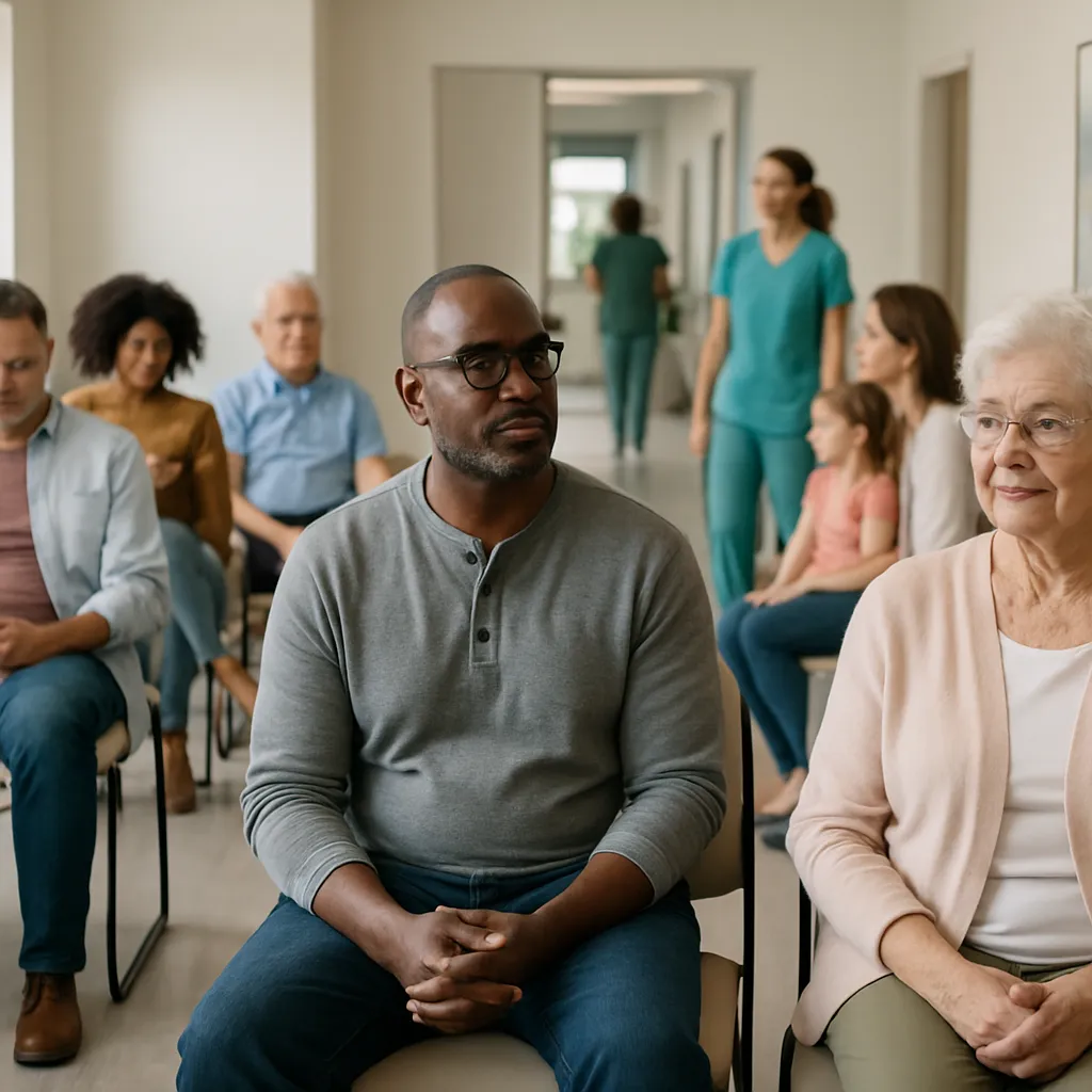 Medical office manager reviewing why new patient ads fail on a laptop dashboard.