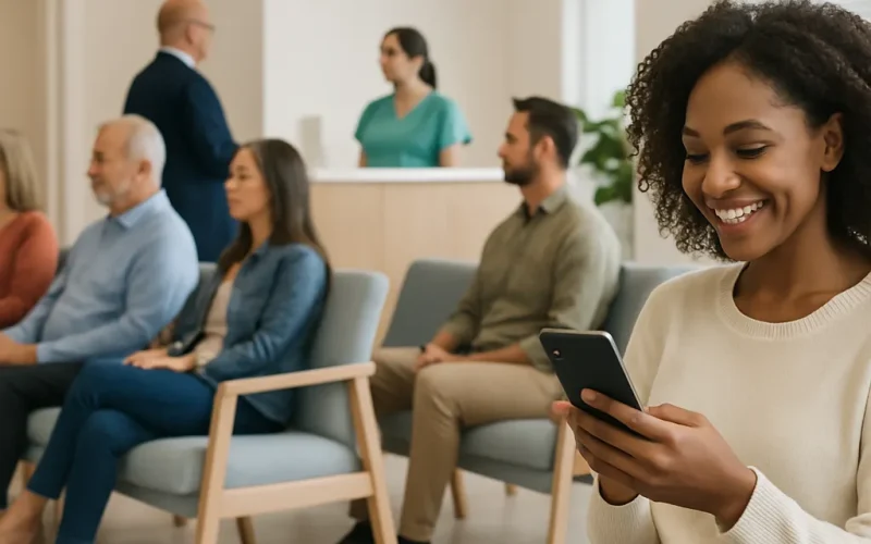 Multi-location medical practice earning more Google reviews with location pages on its website.